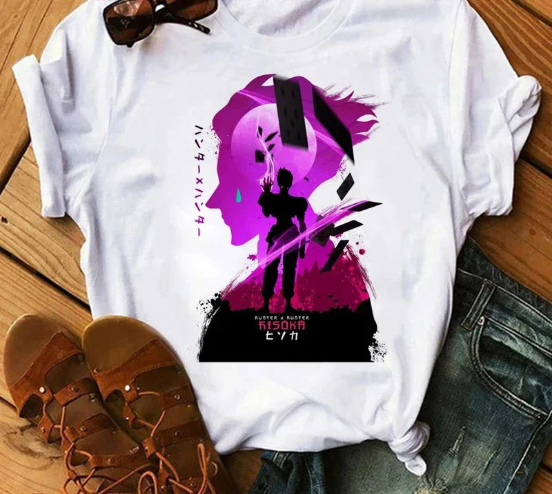 Japanese Anime Hunter X Hunter Graphic Print T Shirt