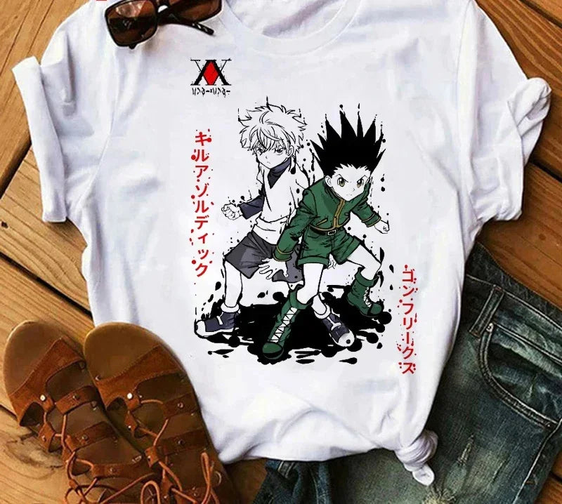 Japanese Anime Hunter X Hunter Graphic Print T Shirt