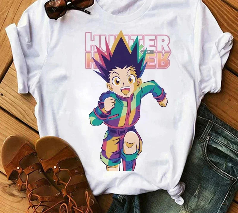 Japanese Anime Hunter X Hunter Graphic Print T Shirt