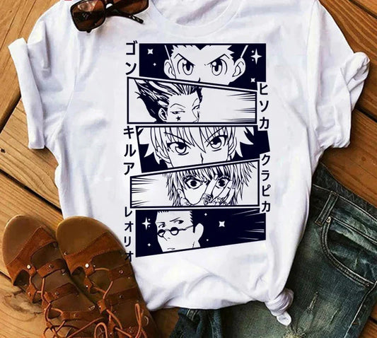 Japanese Anime Hunter X Hunter Graphic Print T Shirt