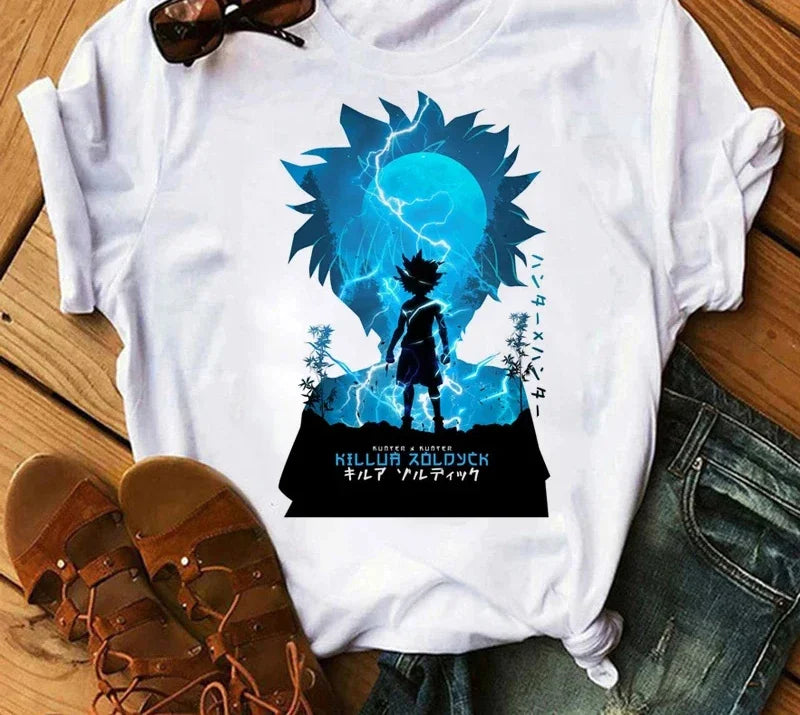 Japanese Anime Hunter X Hunter Graphic Print T Shirt