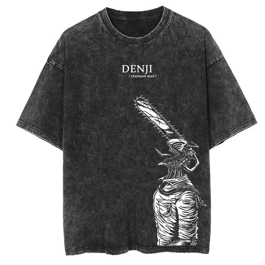 Vintage Washed Chainsaw Man Makima