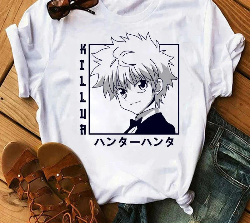 Japanese Anime Hunter X Hunter Graphic Print T Shirt