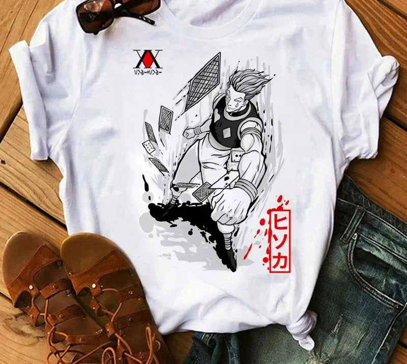 Japanese Anime Hunter X Hunter Graphic Print T Shirt
