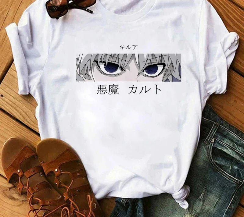 Japanese Anime Hunter X Hunter Graphic Print T Shirt